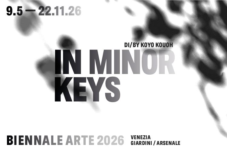 In Minor Keys — officieel sleutelvisueel Biennale Arte 2026, curator Koyo Kouoh